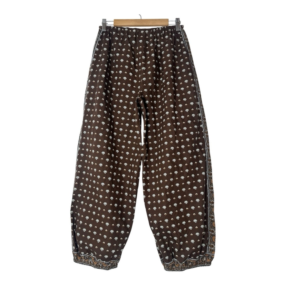 Doen Yarrow Pants Womens XS 100% Organic Cotton Boho Luxury Elastic waist - Picture 4 of 11